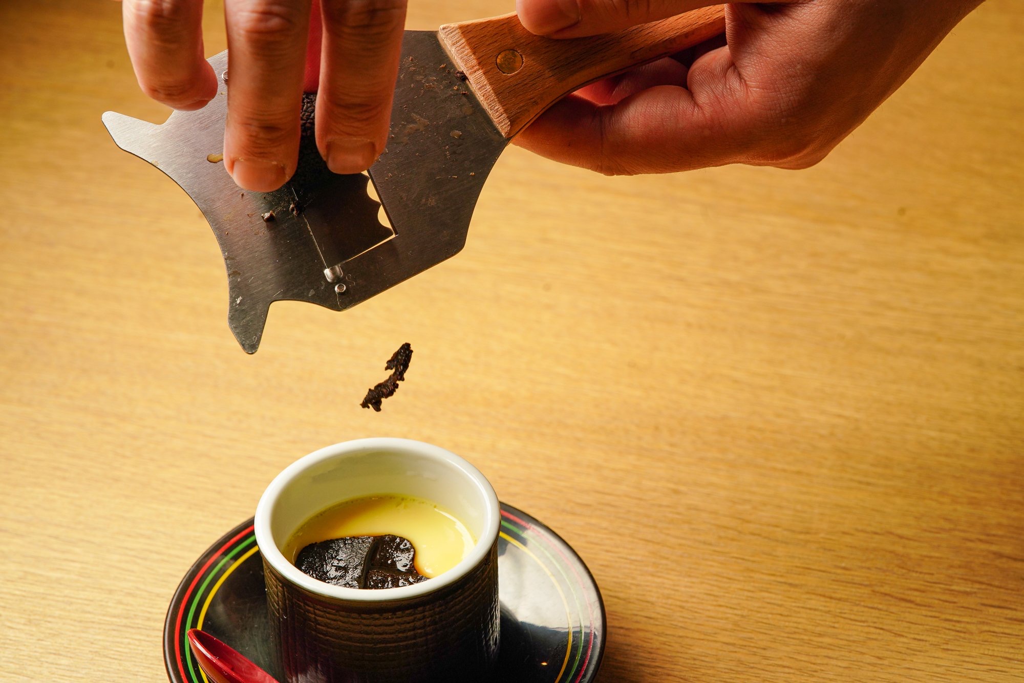トリュフ茶碗蒸し│千葉市にある板前料理と江戸前寿司の和食店│虎視眈々
